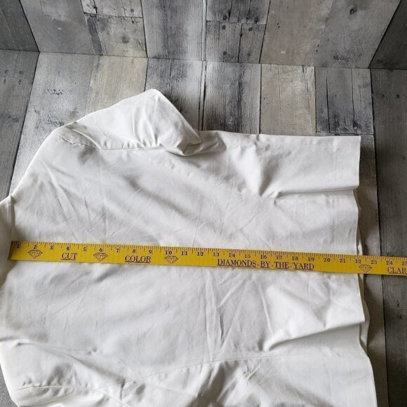 Unworn - Jones of New York Short Sleeve Lined Zip White Jacket - Size 14 - Picture 6 of 7
